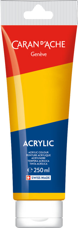 Caran d-Ache Acrylfarbe – Goldgelb, 250 ml