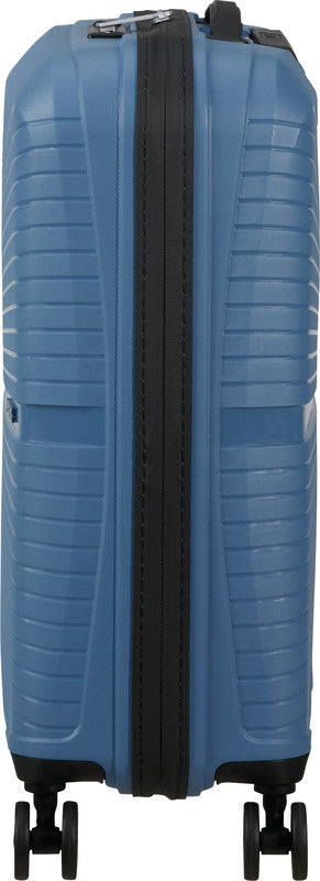 American Tourister Handgepäck-Trolley – Hartschale PP, 4 Doppelrollen, mit TSA, Coronet Blue, 40 × 50 × 20 cm