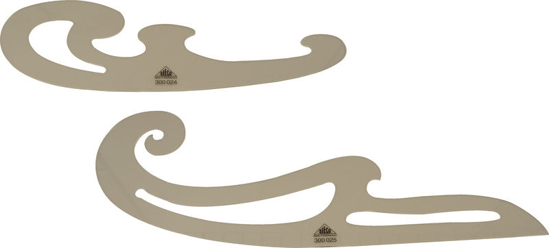 Sieco Wandtafel-Lineal 41 cm – Kunststoff, transparent