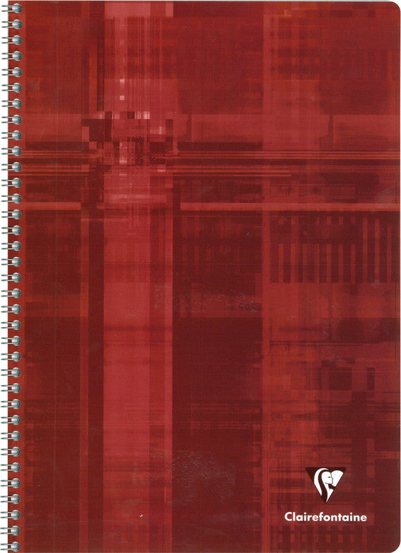 Clairefontaine Spiralheft A4, liniert, 50 Blatt, 50 g/m² – sortiert