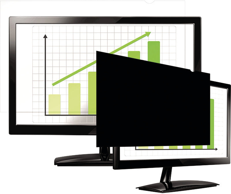 Fellowes Displayschutz für Bildschirme bis 23" (16:9) – Schwarz