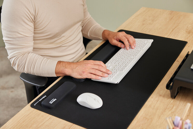 Fellowes Tastatur-Handgelenkauflage – Breyta – für Tastatur – HEX-Cushion – 470×60×17,5 mm – schwarz