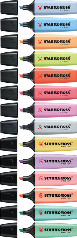 STABILO BOSS Original Pastell Textmarker Purpurrot – Keilspitze, 2–5 mm