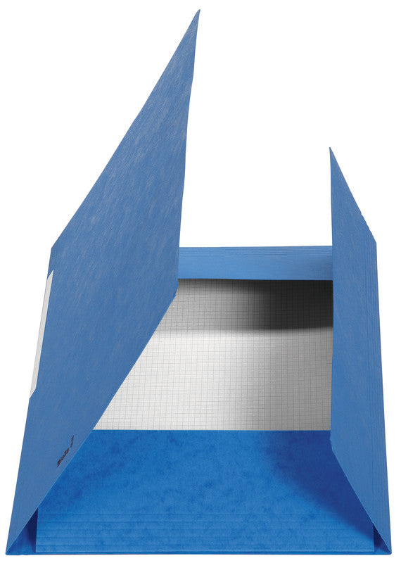 Biella Sammelmappe für A4, Karton, Blau, mit Gummizug