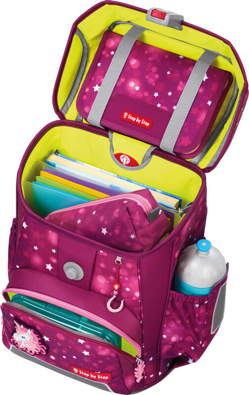 Step by Step Schulrucksack-Set Cloud – 5-teilig – Sweet Unicorn Nuala – Recycelte Materialien