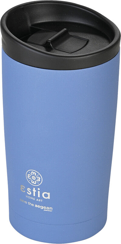 Estia Thermobecher – 3,5 dl – Edelstahl, isoliert, Schraubverschluss – Denim Blue