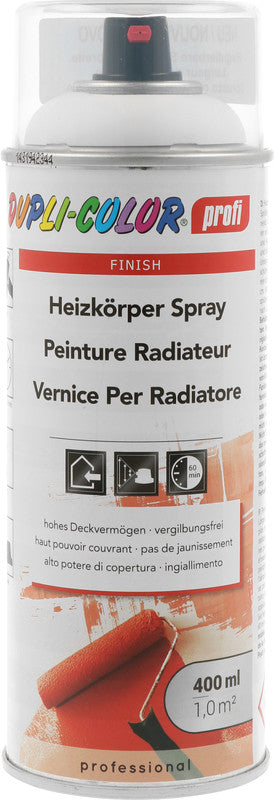 Dupli-Color Profi – Farbspray – Weiss, 400 ml, für Heizkörper