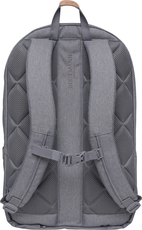 Beckmann College Rucksack – grau – recycelte Materialien – 30,0×53,0×22,0 cm