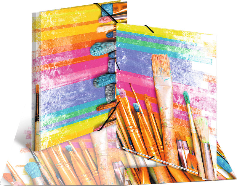 HERMA Sammelmappe für A4, Karton, mehrfarbig, mit Gummizug