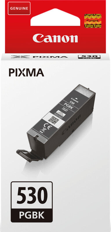 Canon Tintenpatrone PGI-530 PGBK, schwarz, 18,5 ml, original – für Tintenstrahldrucker und Multifunktionsgeräte