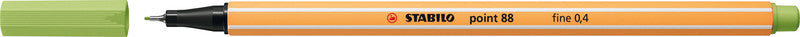 STABILO Point 88 Fineliner – 10er-Set 0,4 mm – 10 Farben, sortiert