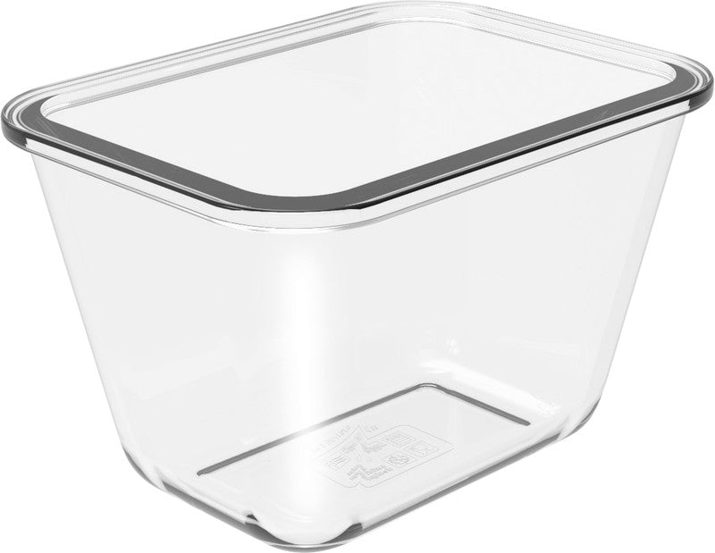 Rotho Pagamalu Choose & Mix Glasbehälter – 0,75 l, Borosilikatglas, transparent, spülmaschinenfest