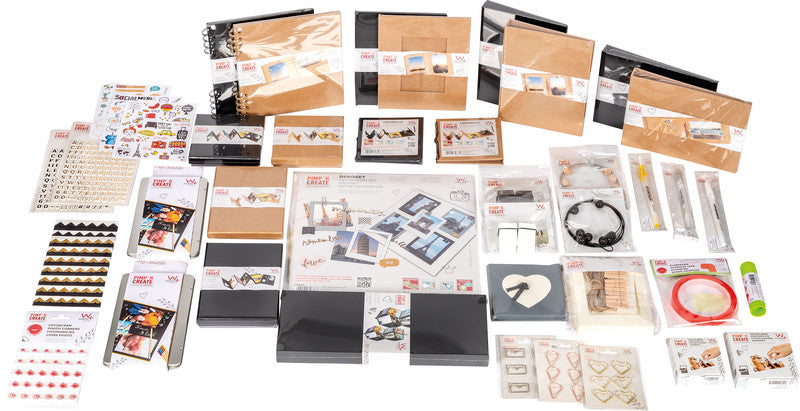 Walther Pimp 'N Create Fotoecken – Blister, permanent, schwarz, lösemittelfrei, für Fotos, Papier