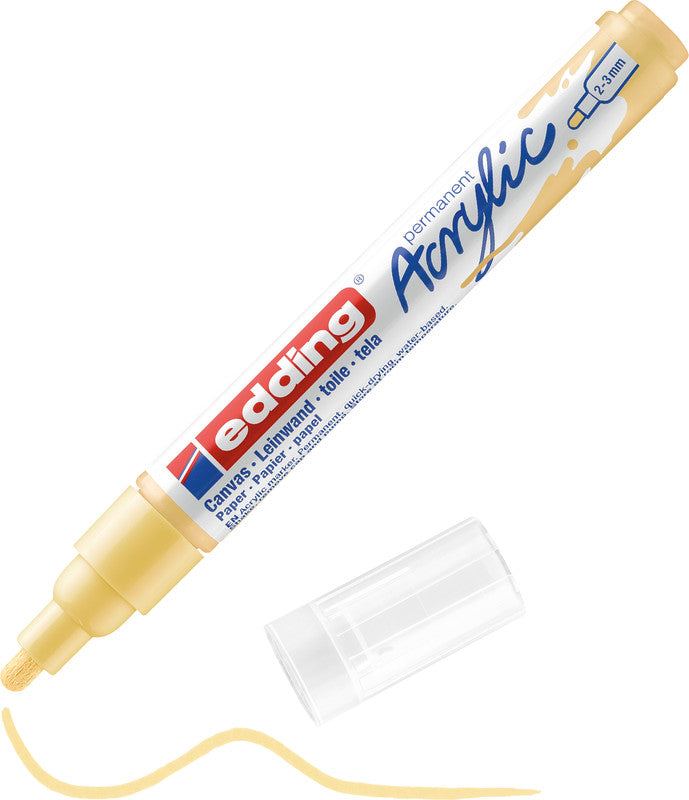 Edding Acrylmarker – sortiert, pastell, 5er Set