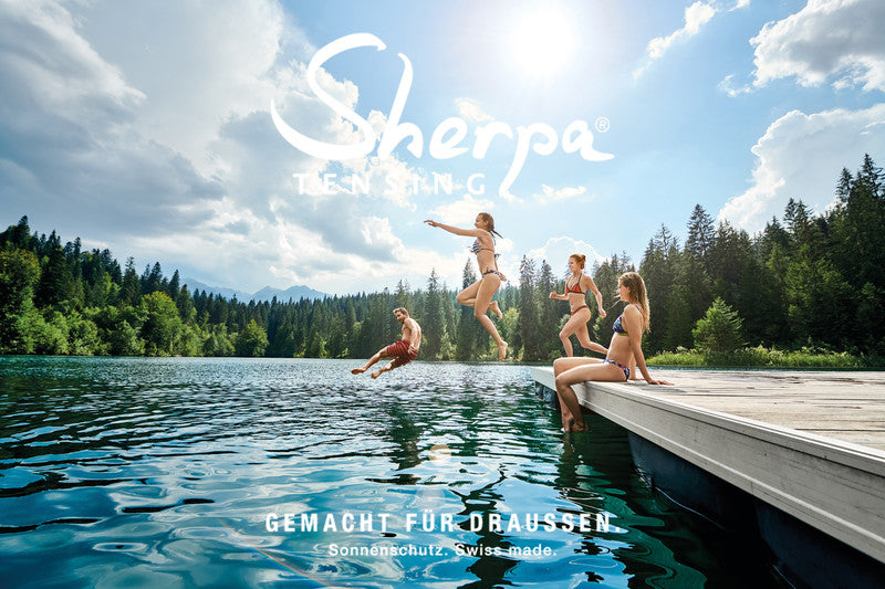 Sherpa TENSING Sonnenmilch – Kunststoff, 175 ml, LSF 50, parfümfrei, hautverträglich