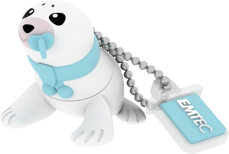 Emtec Animalitos USB-Stick – 16 GB, USB 2.0, Baby Seal