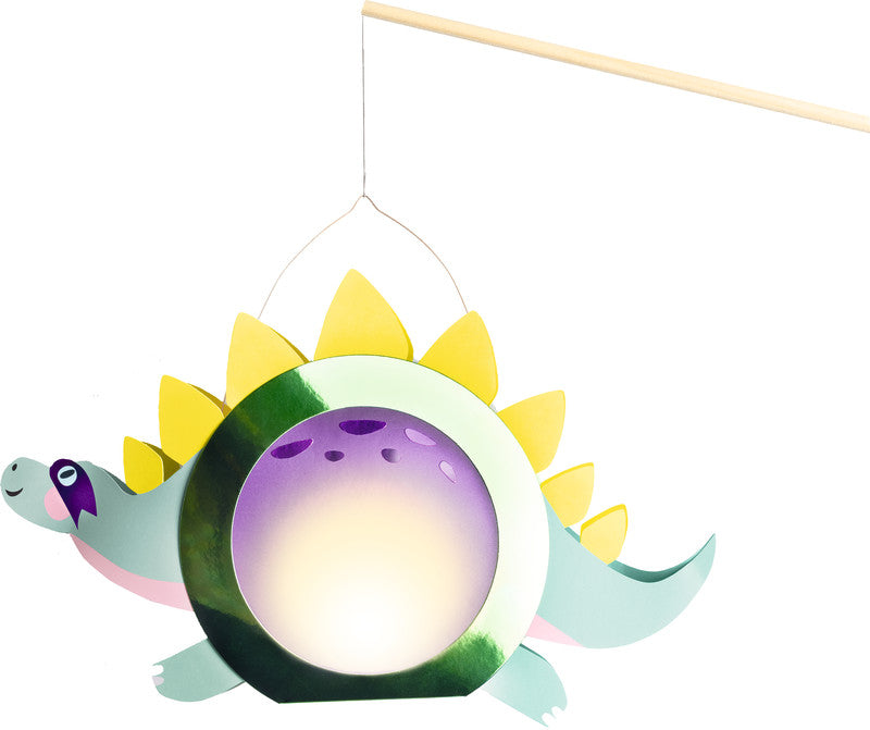 Folia Bastelset Laterne Superhero Dinos – 2 Bogen Transparentpapier – 230 × 330 mm