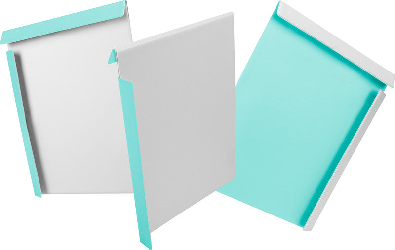 Biella Attraction Klemmbrett A4 Hoch/Quer – Karton, Magnetisch, Türkis/Hellgrau