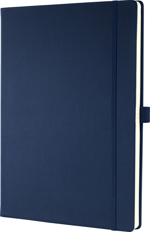 Sigel Notizbuch Conceptum, A4, liniert, Fadenheftung, 194 Seiten, 80 g/m² – Nachtblau