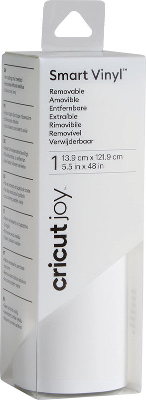 Cricut Klebefolie – matt, wiederablösbar, weiss – 13,9 × 121,9 cm – für Cricut Joy