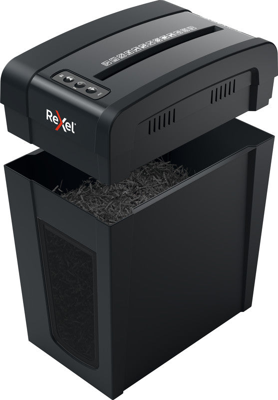 Rexel Secure X10-SL Slimline – Aktenvernichter, DIN P-4, Partikelschnitt 4 × 40 mm, 10 Blatt, 18 l, A4