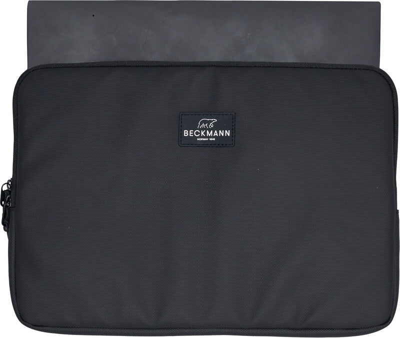 Beckmann Notebook-Schutzhülle – für Notebooks bis 14", Stoßschutz, Polyester, Schwarz