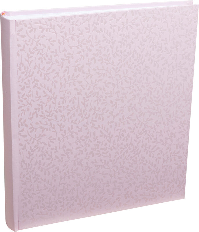 Exacompta Fotoalbum Autentik – rosa, mit Prägung, mit Pergaminzwischenblättern, Karton, 290 × 320 mm