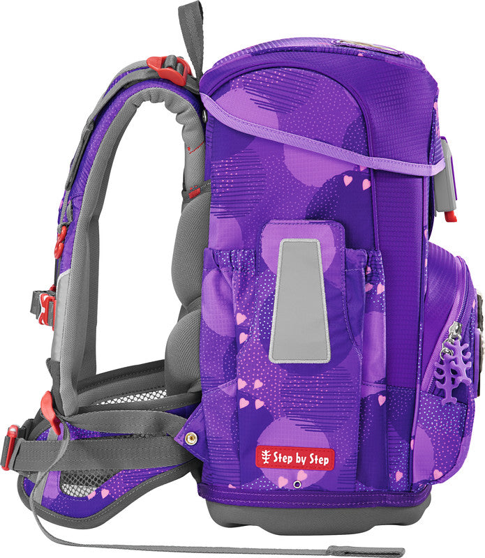 Step by Step Schulrucksack-Set – 5-teilig – Andalusier – Recycelte Materialien