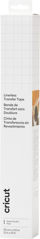Cricut Transferpapier, selbstklebend – für Cricut Schneideplotter – 33,0 cm × 4,57 m – transparent