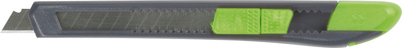 Q-CONNECT Cutter – 9 mm, Klingenarretierung, für Linkshänder geeignet, inkl. 1 Klinge