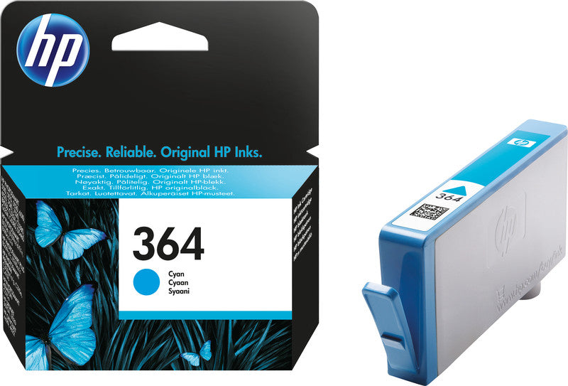 HP Tintenpatrone 364, cyan – für verschiedene Druckermodelle