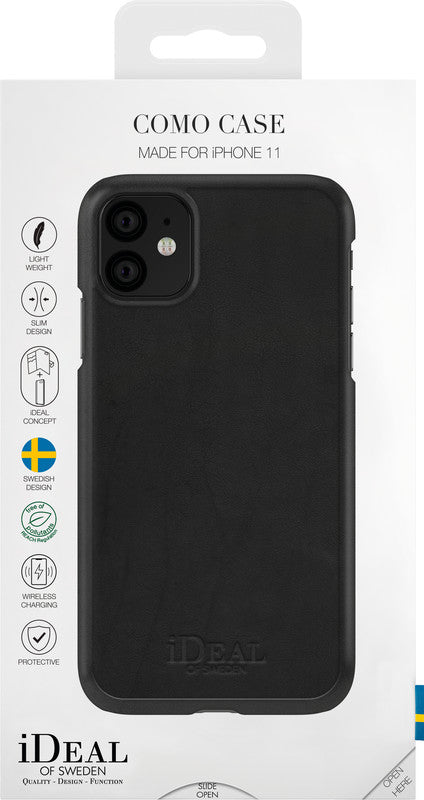 Ideal of Sweden – Backcover Como Case – für Apple iPhone 11 – schwarz – Kunstleder