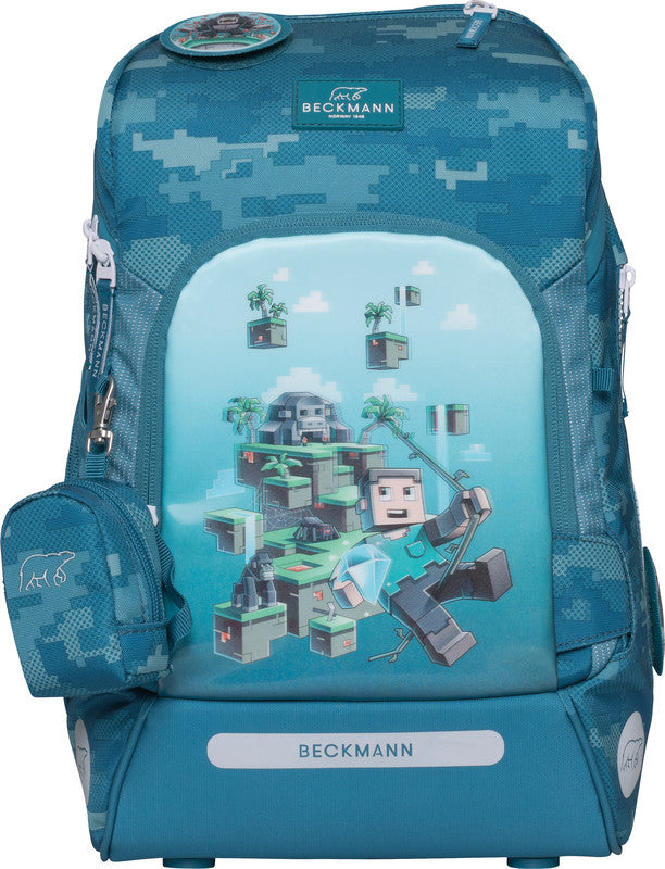 Beckmann Schulrucksack Active Air Flx – Jungle Game – Recycelte Materialien