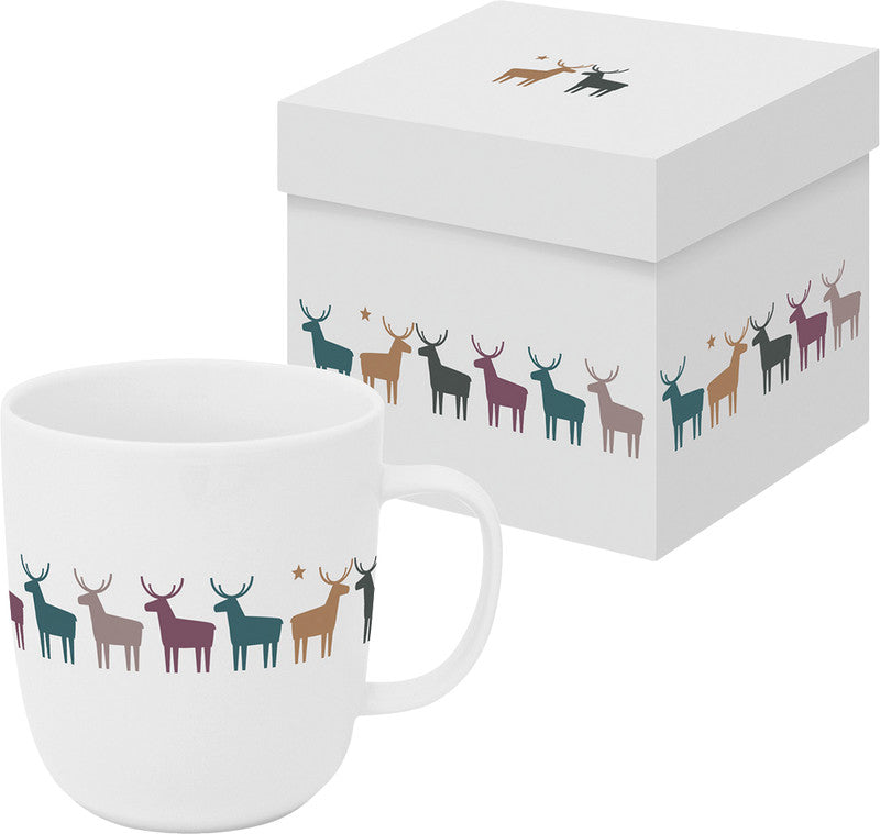 Ppd Trend Pure Tasse – 0,40 l, Porzellan, Mehrfarbig, Spülmaschinenfest, Mikrowellengeeignet
