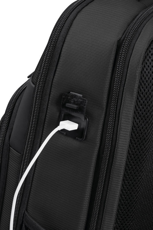Samsonite Mysight Notebook-Rucksack – 16,5 l, Aufsteckfunktion, recyceltes PET (rPET), Schwarz