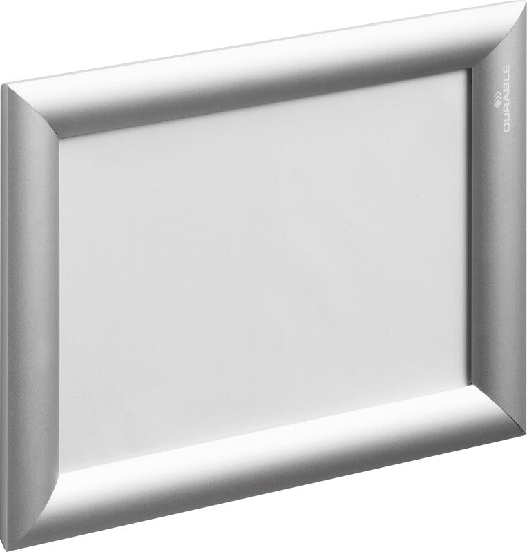Durable Plakatrahmen – 179 × 240 mm, silber, Aluminium, für A5
