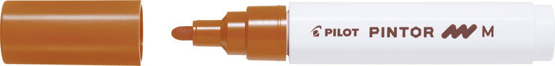 Pilot Pintor Pigment Marker – Rundspitze, 1,4 mm, wasserbasiert, Braun