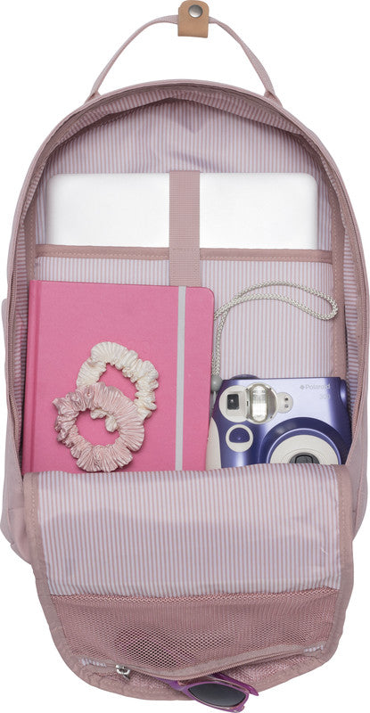 Beckmann City Light – Notebook-Rucksack – für 13"-Notebook, 20 l, rPET, rosa