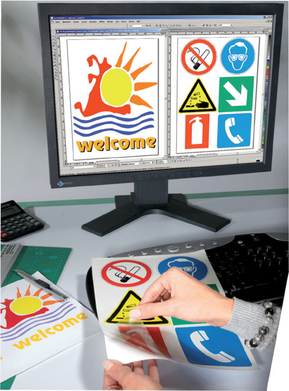 Folex Spezialfolie – für Farblaserdrucker und Farblaserkopierer, A4 (210 × 297 mm), 50 Blatt
