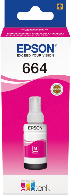 Epson Tintenpatrone T6643, Magenta – für Tintenstrahldrucker/Multifunktionsgeräte
