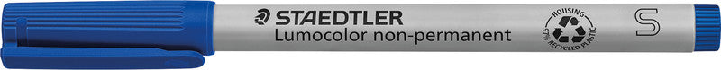 Staedtler Non-Permanent-Marker Lumocolor – superfein 0,4 mm – blau – nachfüllbar