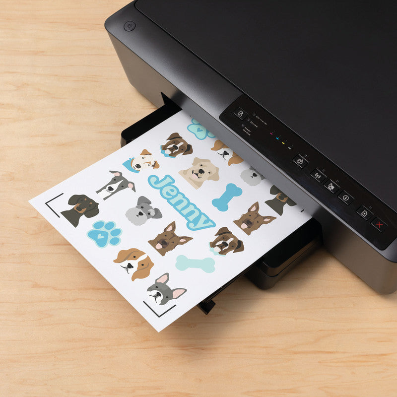 Cricut Stickerpapier – für Cricut Maker, Explore 3 und Joy Xtra – A4 – holo – Packung, 5 Stk.