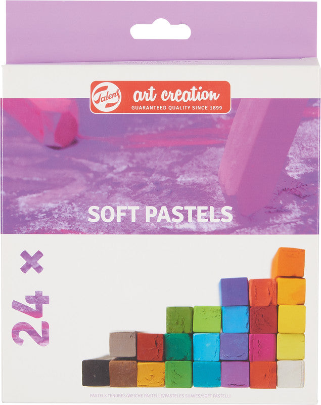 Talens Soft Pastelle – 24 Stk., Kartonetui