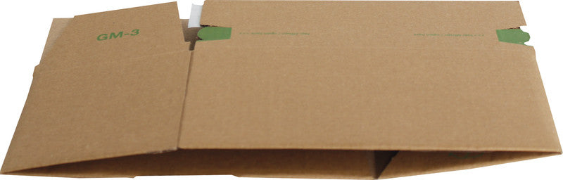 Grünmarie Aufrichtekarton, Braun – 238 × 170 × 60 - 130 mm