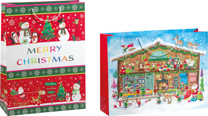 Zoewie Geschenktasche – Weihnachten (Kinderweihnachten) – matt, Papier – 460 × 610 × 180 mm