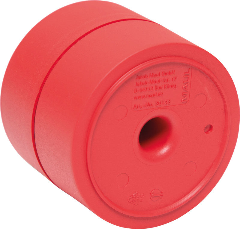MAUL Klammerspender – Kunststoff, Rot, 73 × 60 mm