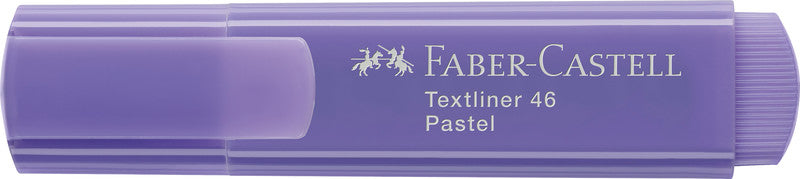 Faber-Castell 46 Pastell Textmarker Flieder – Keilspitze, 1–5 mm, nachfüllbar