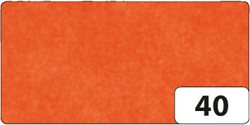 Folia Satin Seidenpapier – Orange – 50 × 70 cm, 13 Bogen