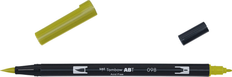 Tombow Brush Pen ABT Dual – Pinselspitze – Avocado – wasservermalbar
