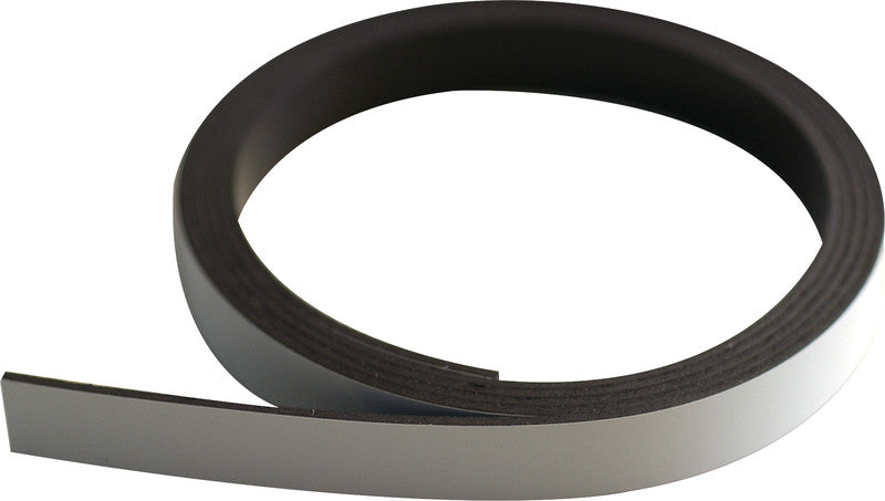 Ultra-Dex Magnetstreifen für Planungstafeln, 9 × 1000 mm, Grau